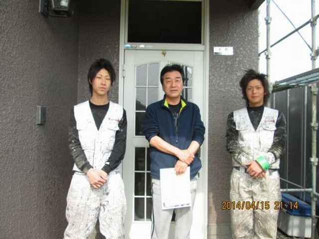 お客様との写真
