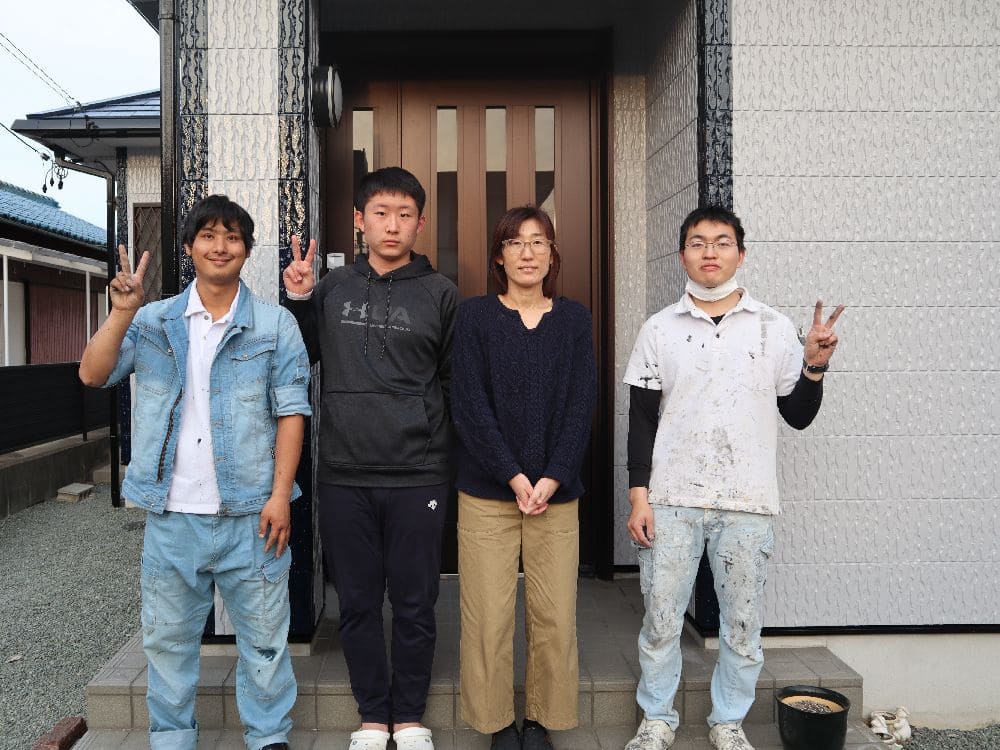 津市の外壁塗装をリペイント匠が施工した写真