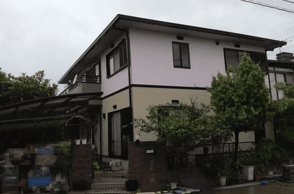 四日市市の外壁塗装をリペイント匠が施工した写真