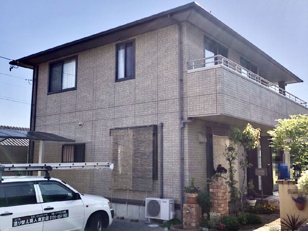 津市の外壁塗装、屋根工事をリペイント匠が施工した写真
