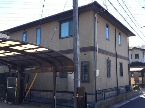 鈴鹿市の外壁塗装をリペイント匠が施工した写真