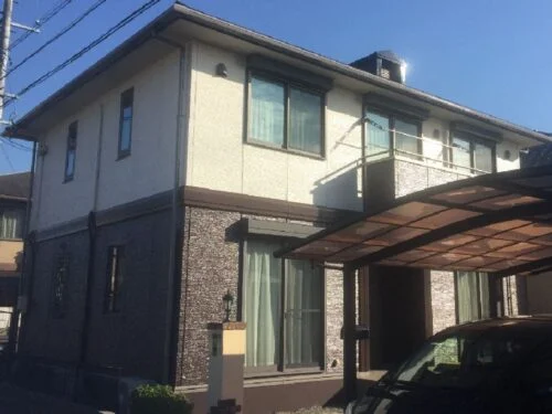 鈴鹿市の外壁塗装をリペイント匠が施工した写真