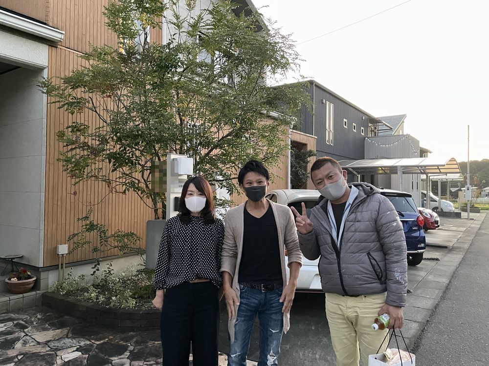 お客様との写真