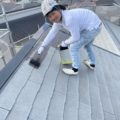 屋根中塗り:リペイント匠