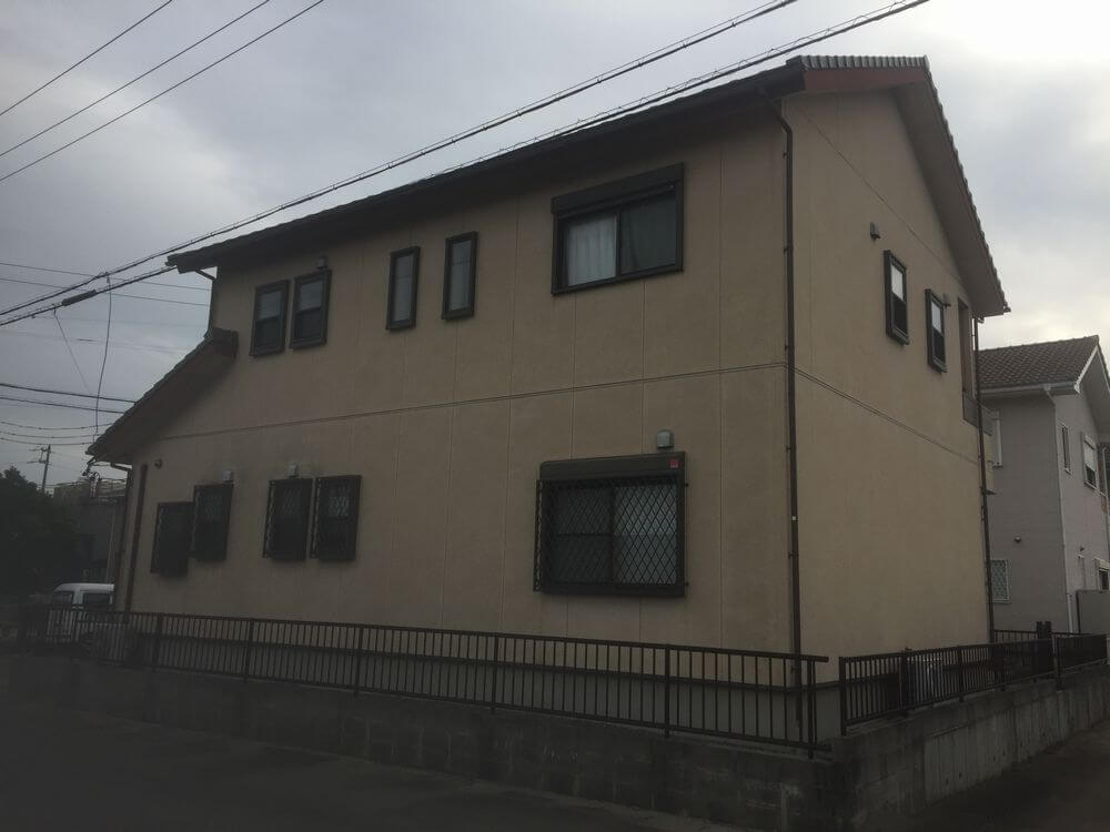 施工前 4 (2) (1) 三重県鈴鹿市G様邸【無機塗料】施工前