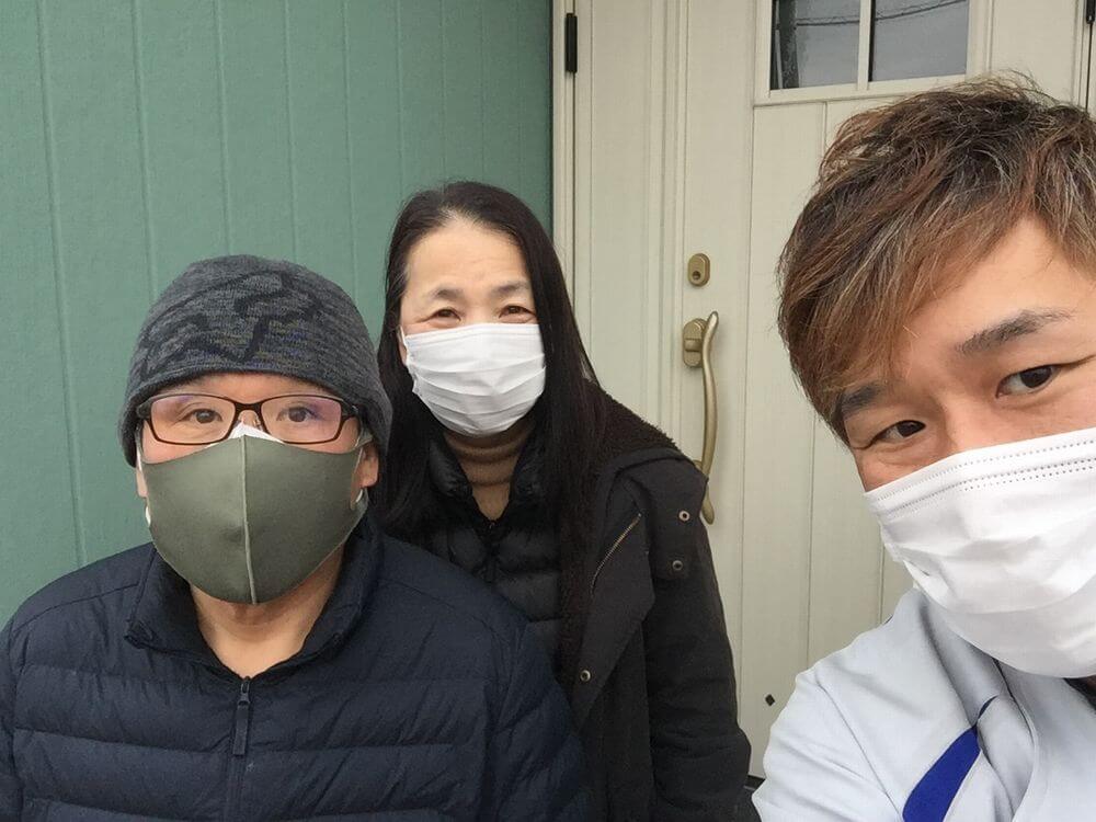 リペイント匠、お客様との写真