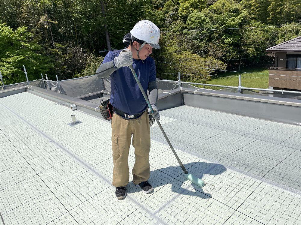 防水工事、通気緩衝工法、リペイント匠