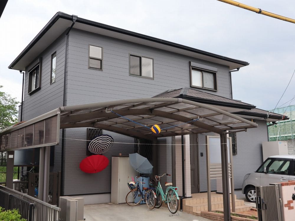 鈴鹿市の外壁塗装をリペイント匠が施工した写真