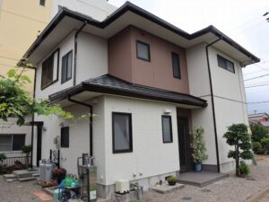 鈴鹿市の外壁塗装をリペイント匠が施工した写真