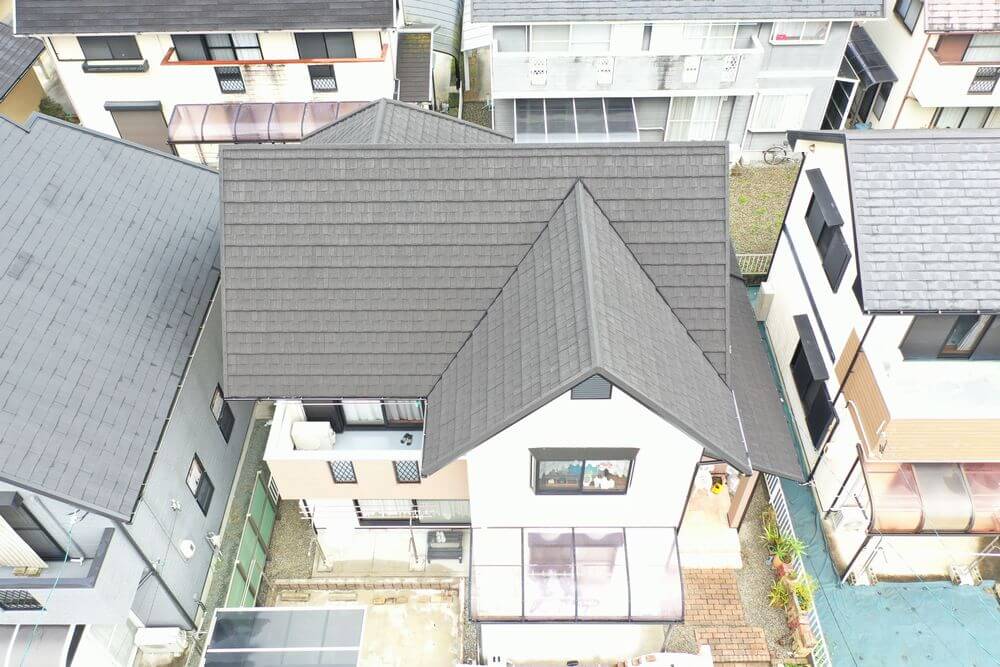 津市の外壁塗装、屋根工事をリペイント匠が施工した写真