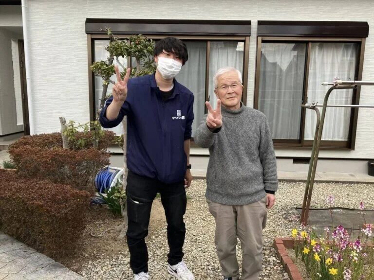 津市｜ホワイト色で爽やかに塗装｜我が家がピカピカに美しくなりました