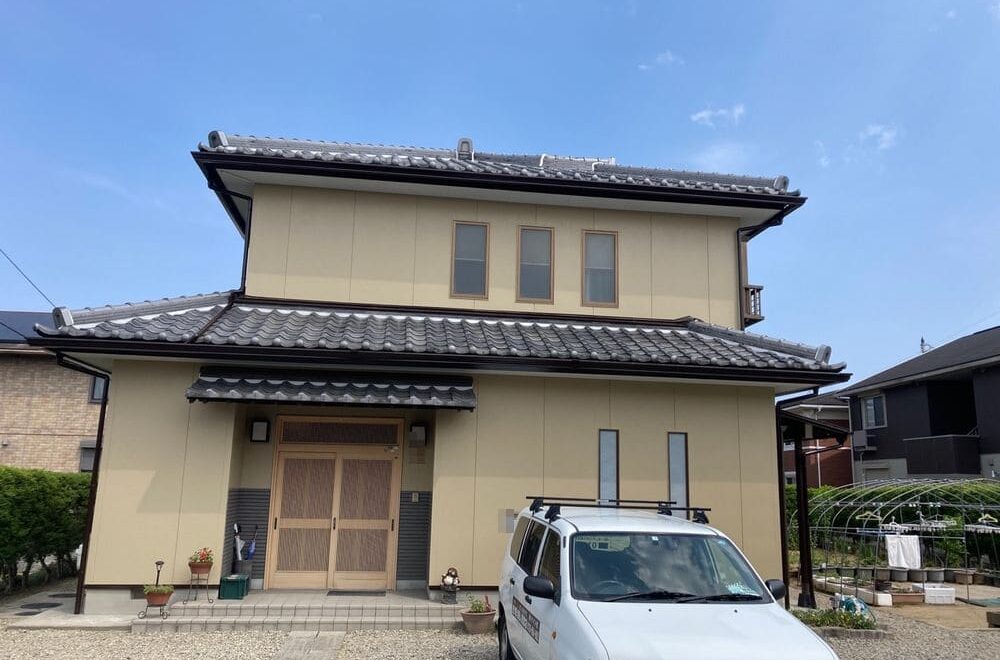 津市│三交ホームの住宅を上品に塗装│挨拶が気持ちよかったです