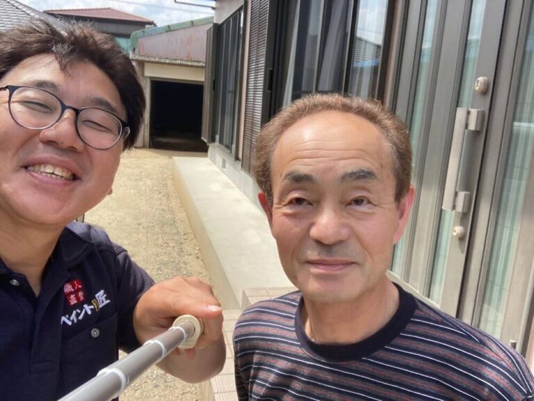 松阪市｜モカ色で優しく外壁塗装│ご近所さんにも大評判です