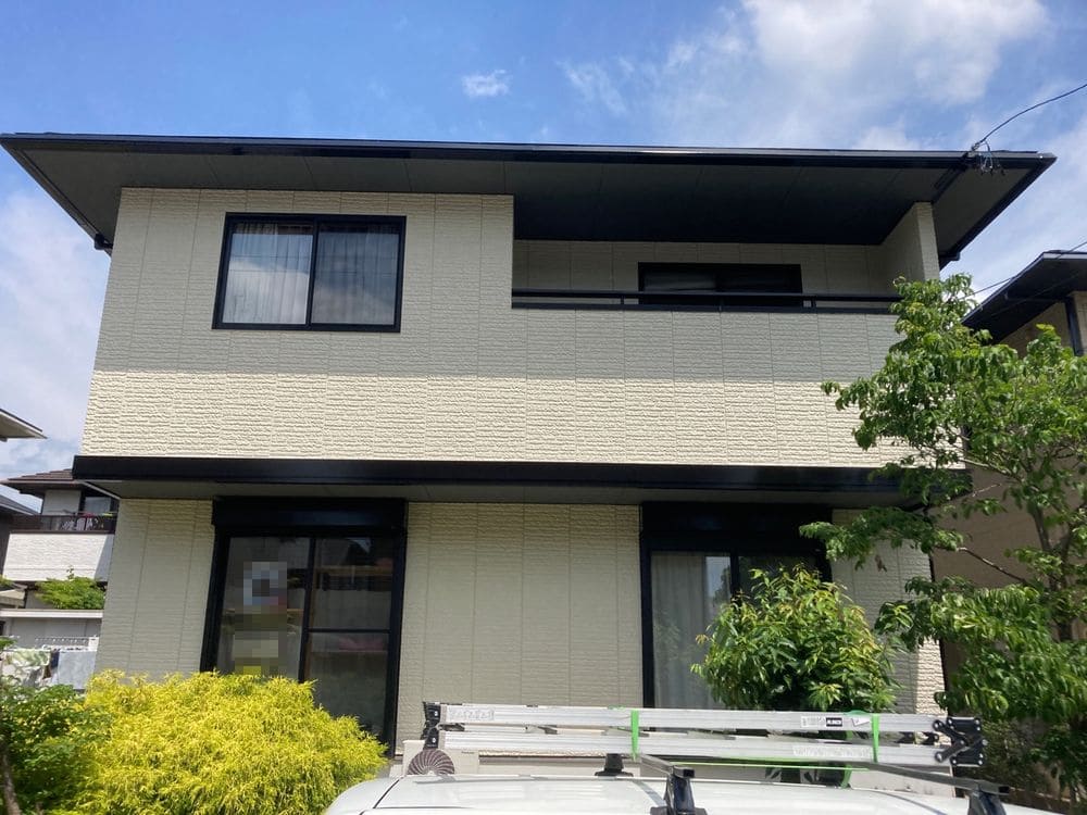 鈴鹿市H様_施工後_外壁全体 (2) 鈴鹿市 外壁塗装 リペイント匠