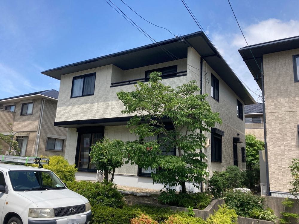 鈴鹿市H様_施工後_外壁全体 (3) 鈴鹿市 外壁塗装 リペイント匠