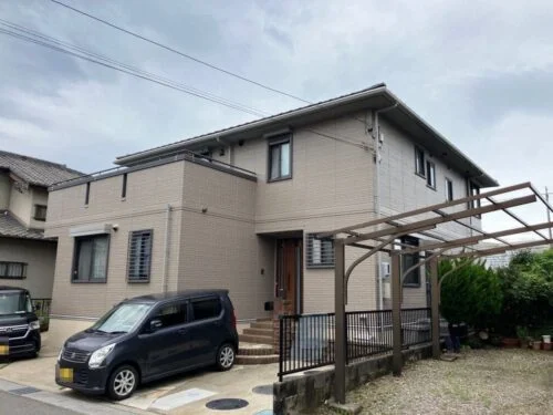 鈴鹿市の外壁塗装、防水工事をリペイント匠が施工した写真