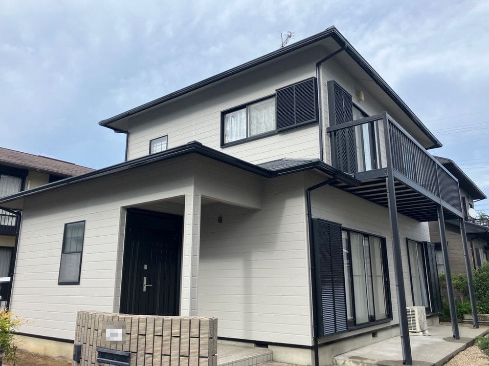 鈴鹿市岸岡町T様_施工後_外壁塗装 (2) 鈴鹿市 外壁塗装 リペイント匠