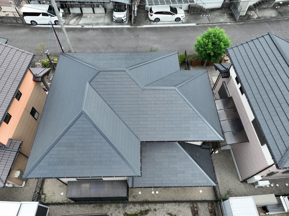 津市夢が丘Y様_施工後_屋根全体 津市 外壁塗装 リペイント匠