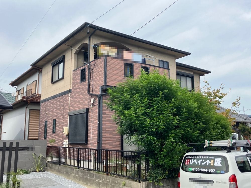 鈴鹿市三日市U様_施工前_外壁全体 (3) 鈴鹿市 外壁塗装 リペイント匠