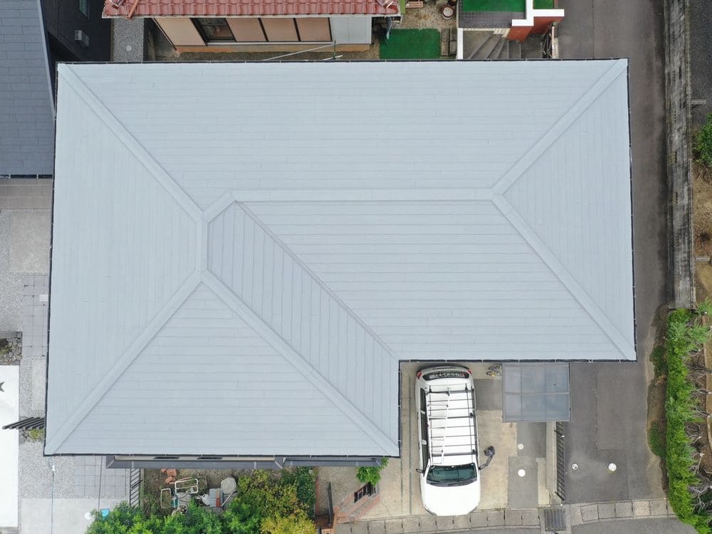 鈴鹿市三日市U様_施工後_屋根 鈴鹿市 外壁塗装 リペイント匠