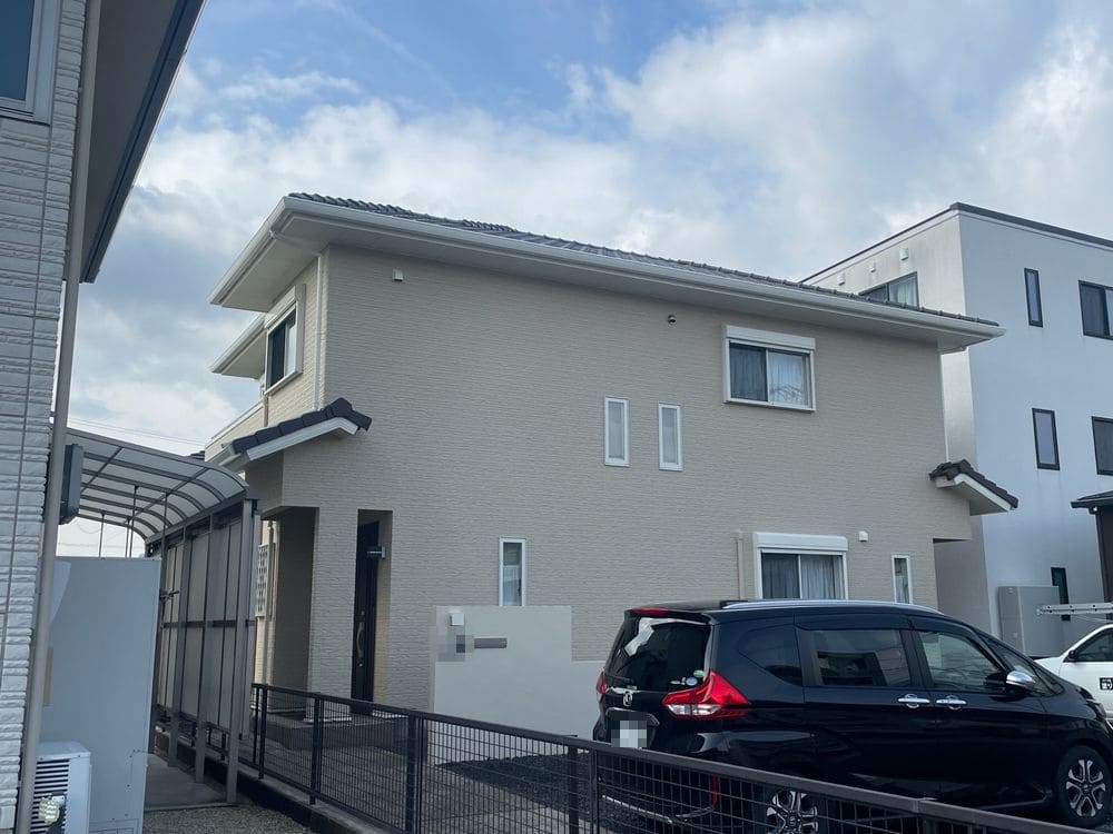 鈴鹿市江島町M様_施工後_外壁全体 (3) 鈴鹿市 外壁塗装 リペイント匠