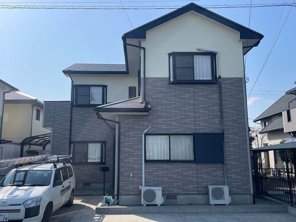 鈴鹿市大池K様(1)_施工後_外壁全体 鈴鹿市 外壁塗装 リペイント匠