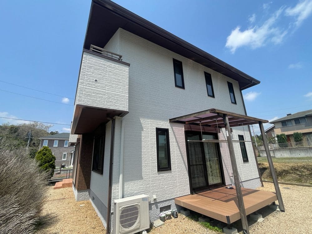 F様亀山_施工後_外壁全体 (1) 亀山市 外壁塗装 リペイント匠