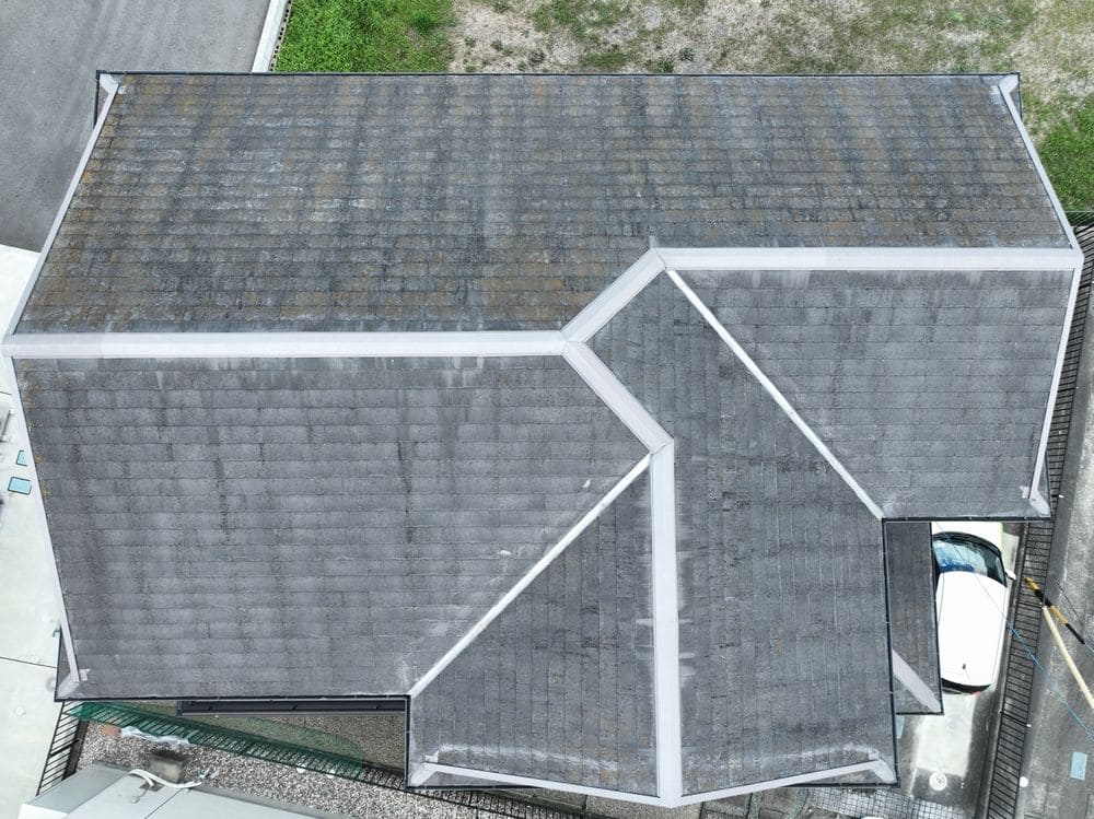鈴鹿市道伯_I様_施工前_屋根全体 鈴鹿市鈴鹿市 外壁塗装 リペイント匠