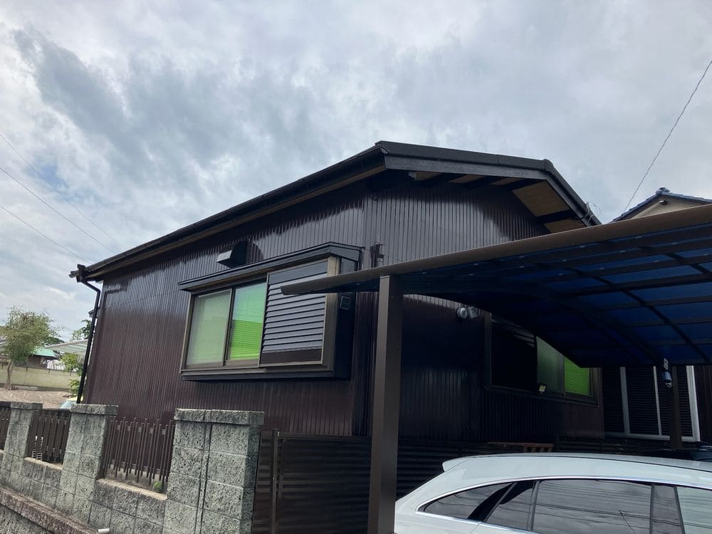 鈴鹿市N様_施工後_外壁全体 (2) 鈴鹿市 外壁塗装 リペイント匠