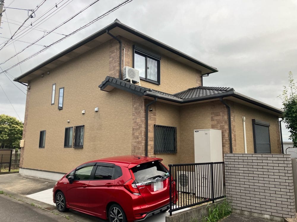 津市S様_施工前_外壁全体 (3) 津市 外壁塗装 リペイント匠