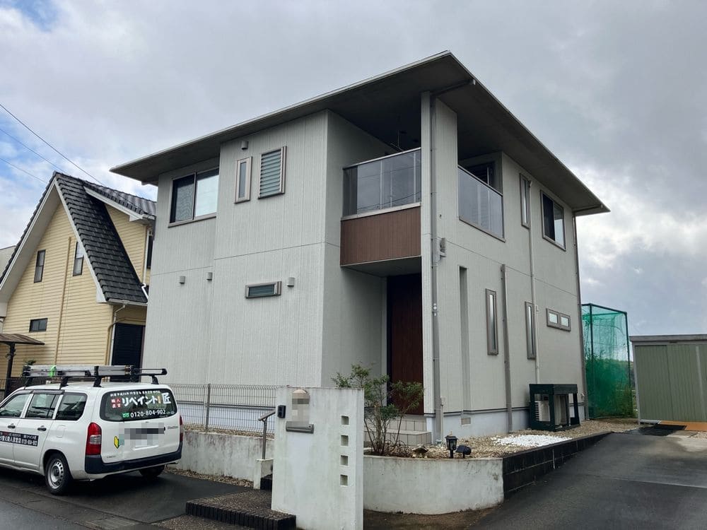 松阪市の外壁塗装をリペイント匠が施工した写真