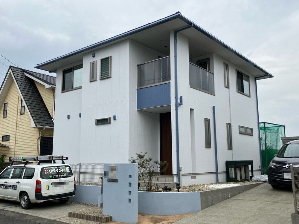 松阪市の外壁塗装をリペイント匠が施工した写真