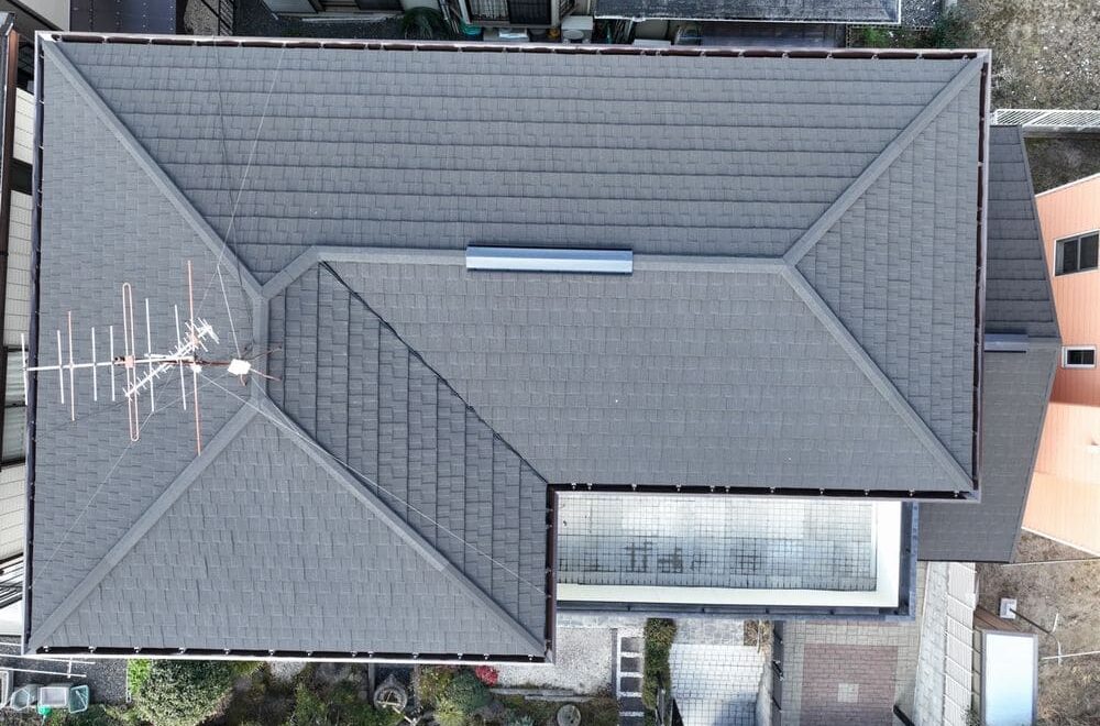 名張市の屋根工事をリペイント匠が施工した写真