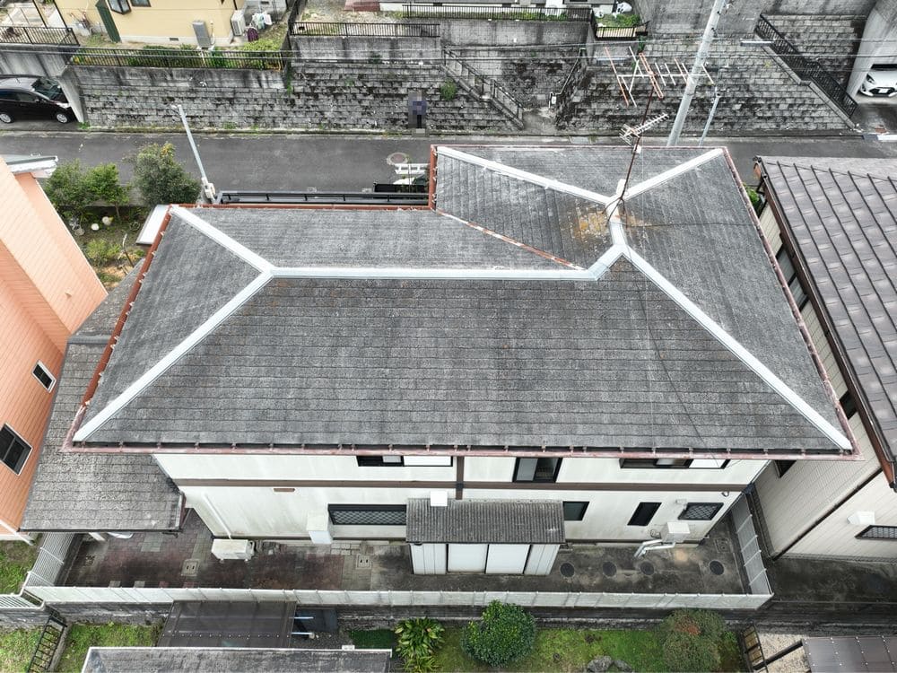 名張市の屋根工事をリペイント匠が施工した写真