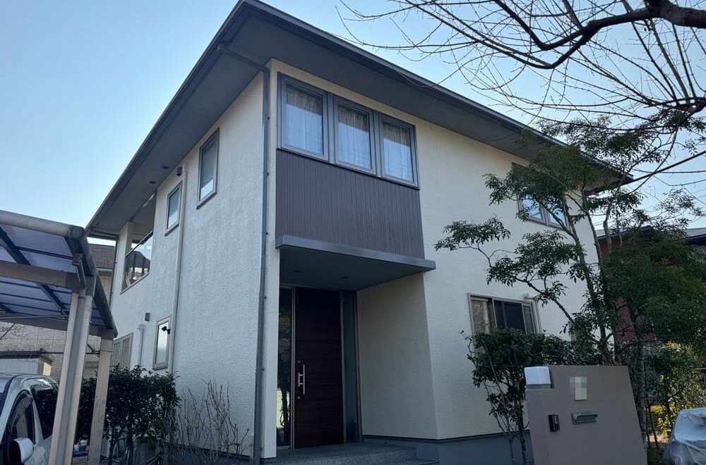 亀山市の外壁塗装をリペイント匠が施工した写真