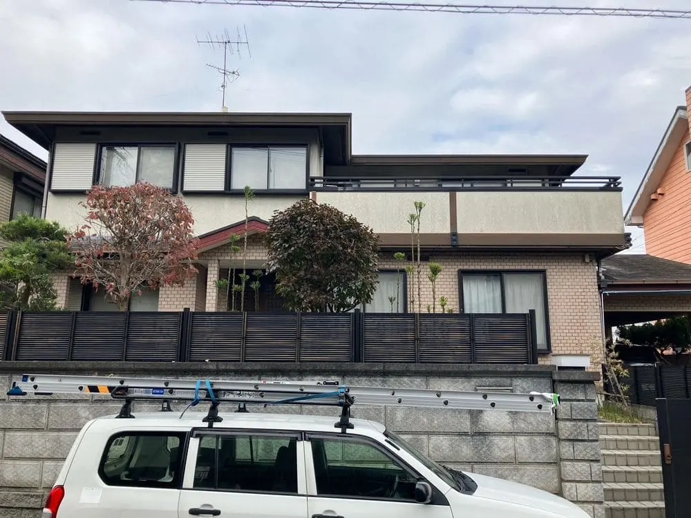 名張市の外壁塗装、屋根工事をリペイント匠が施工した写真
