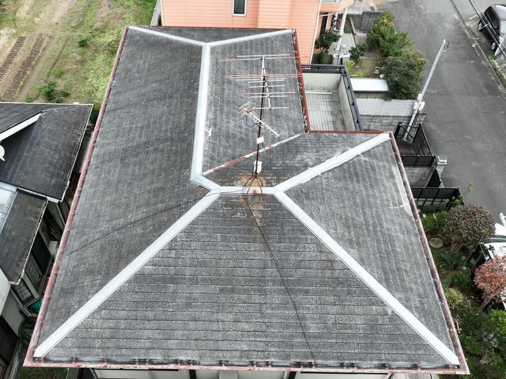 名張市の屋根工事をリペイント匠が施工した写真