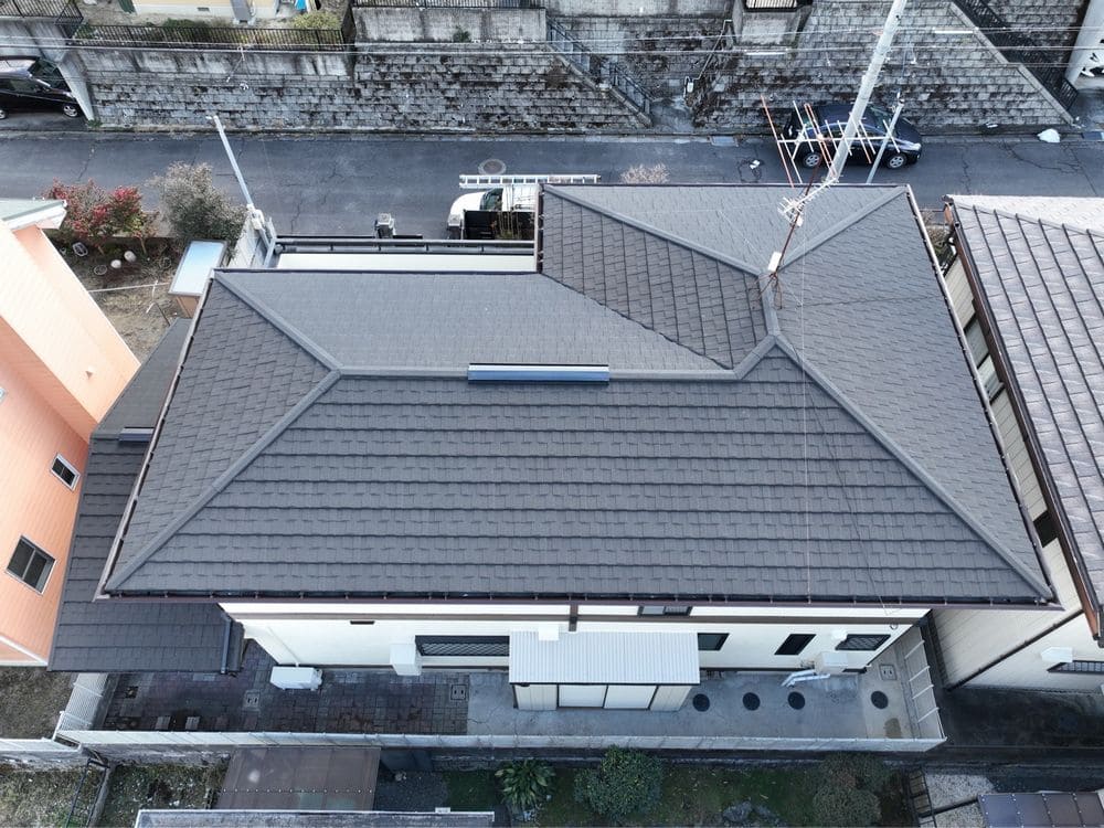 名張市の屋根工事をリペイント匠が施工した写真