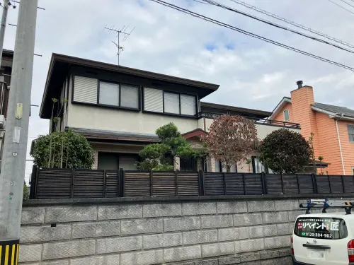 名張市の外壁塗装、屋根工事をリペイント匠が施工した写真