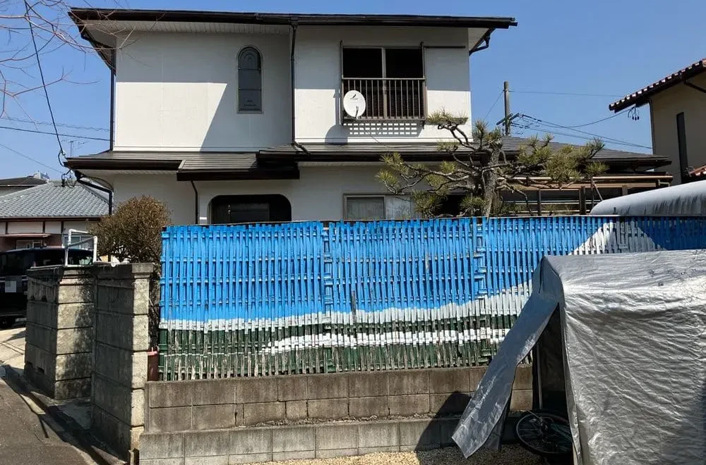 名張市｜明るいお色で外壁＆屋根塗装｜仕上がりは評判通り大満足