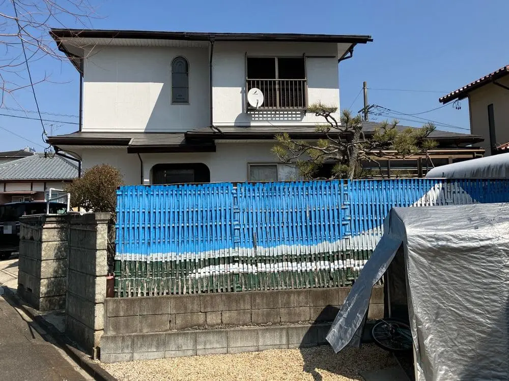 名張市｜明るいお色で外壁＆屋根塗装｜仕上がりは評判通り大満足