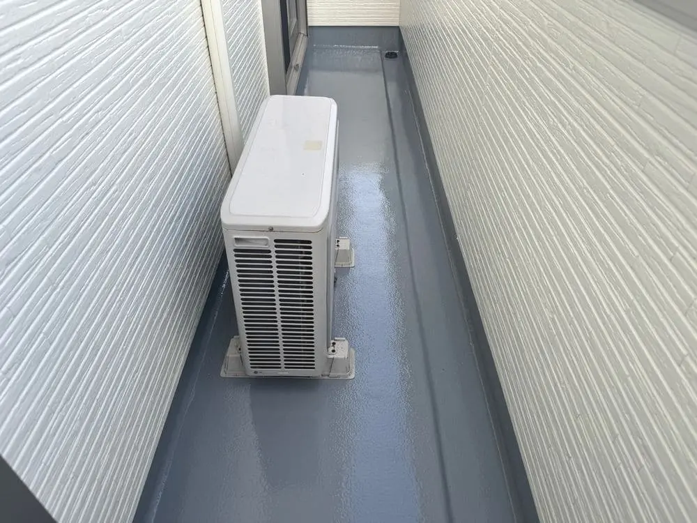 四日市市の外壁塗装、防水工事をリペイント匠が施工した写真