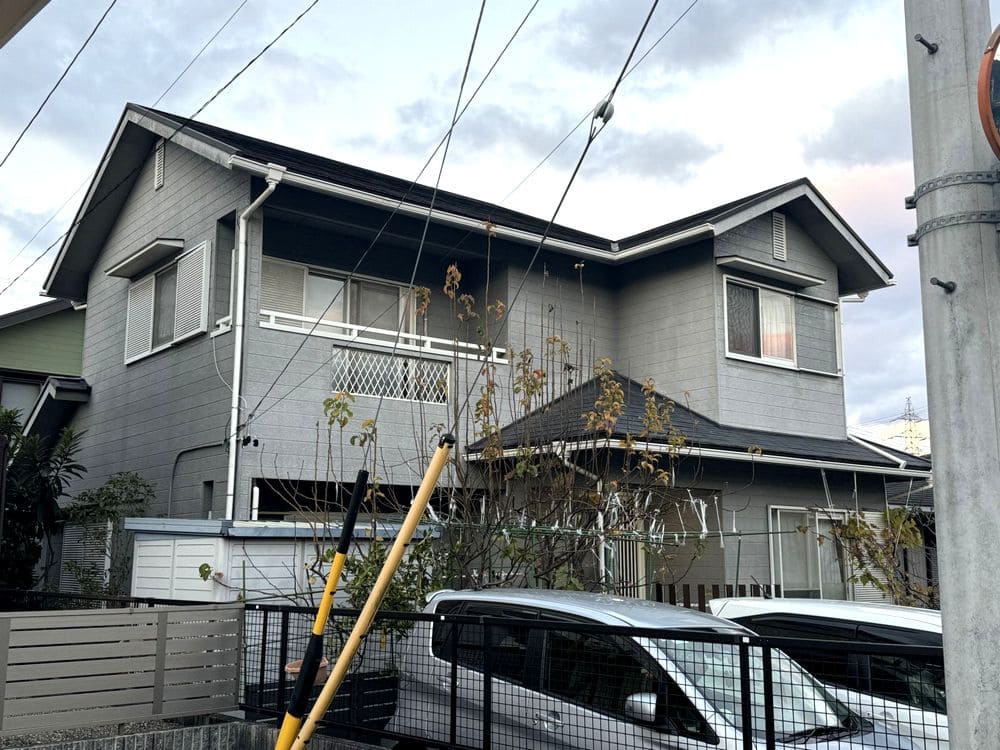 四日市市の外壁屋根塗装をした例　四日市市の外壁塗装をリペイント匠が施工した写真