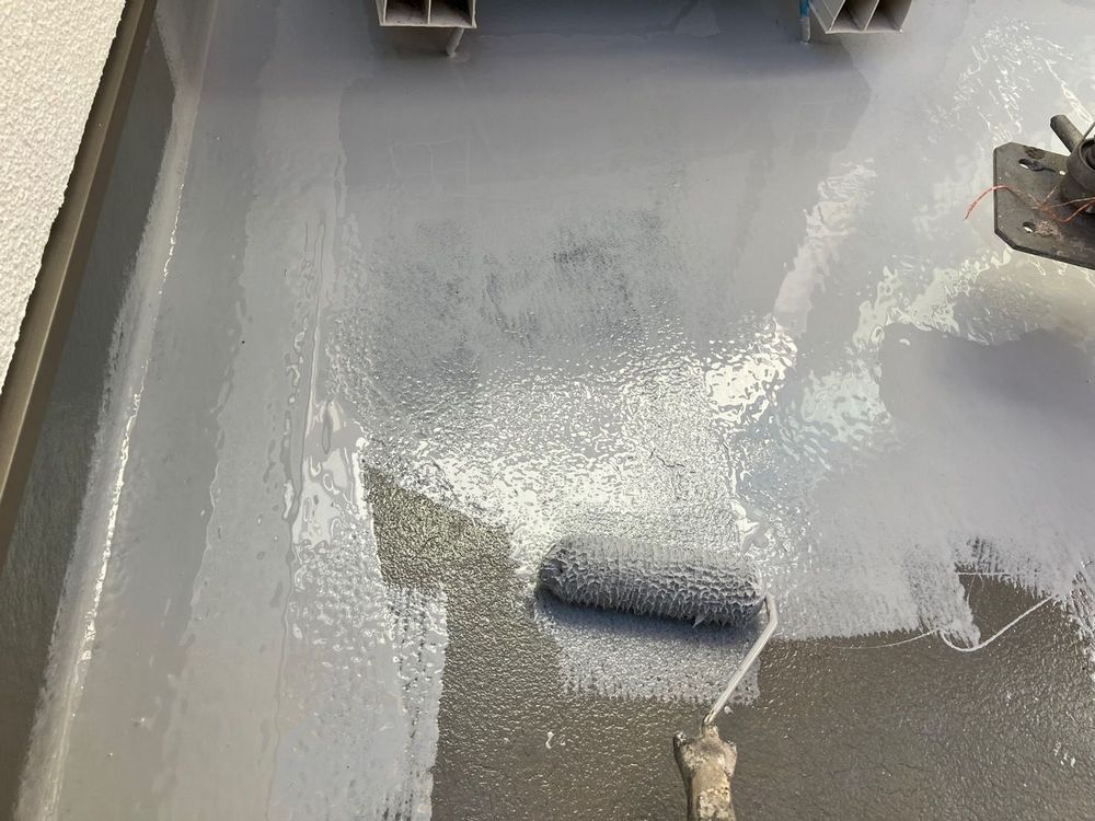 Y様(桑名市陽だまりの丘)防水(一層目) 桑名市の防水工事をリペイント匠が施工した写真