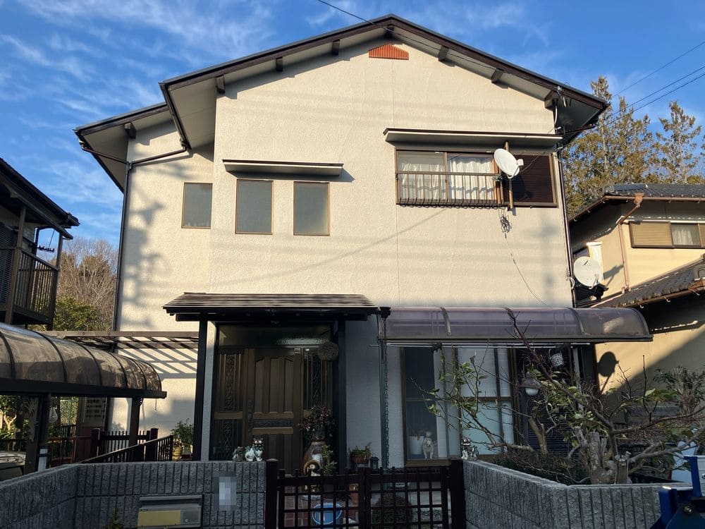 名張市の外壁塗装、屋根塗装をリペイント匠が施工した写真