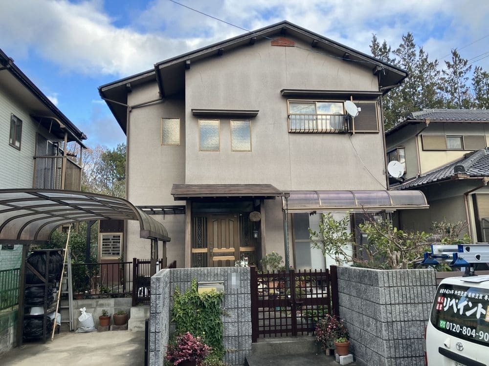 名張市の外壁塗装、屋根塗装をリペイント匠が施工した写真