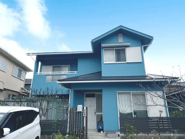 四日市市｜爽やかなお色で塗装＆防水｜お家が元気になりました