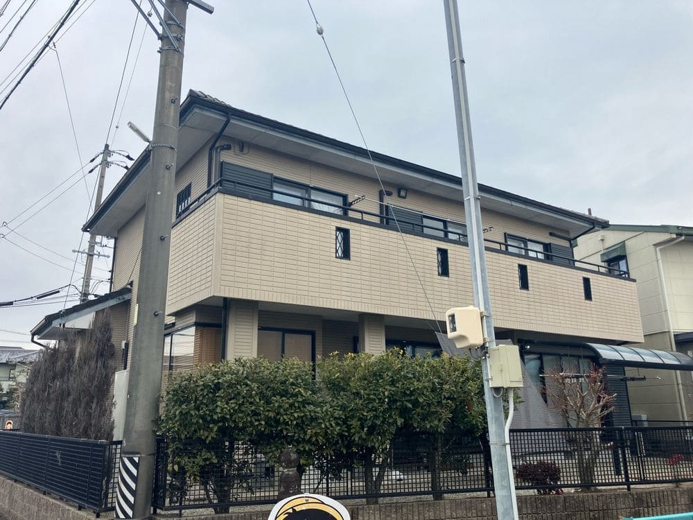 津市の外壁塗装･屋根塗装、防水工事をリペイント匠が施工した写真