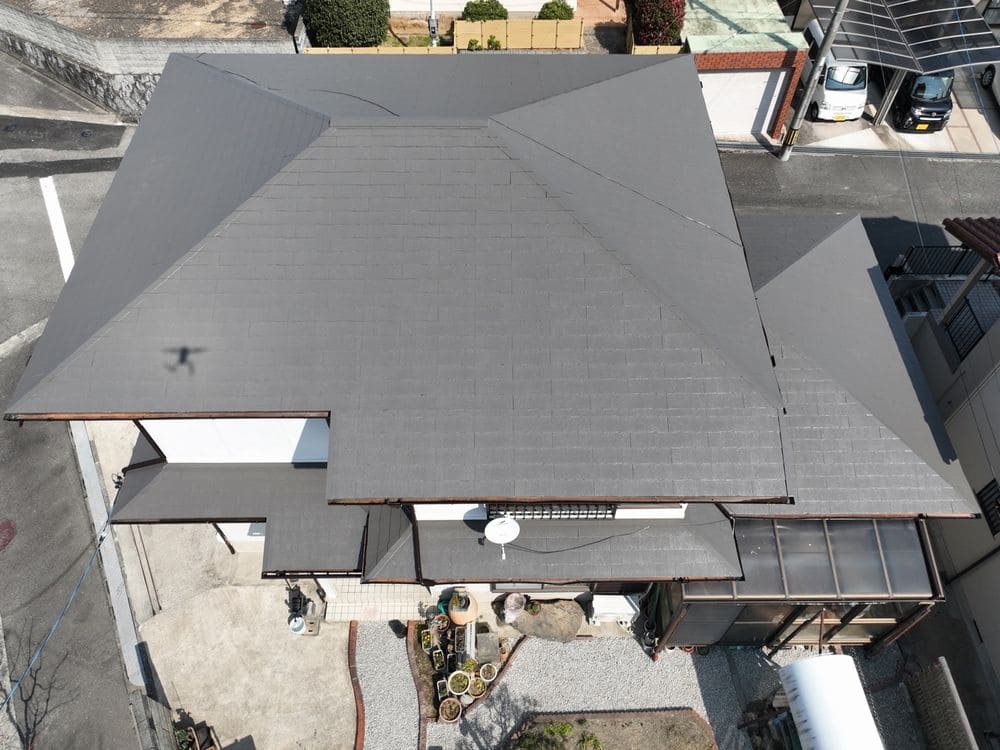名張市の外壁塗装、屋根塗装をリペイント匠が施工した写真