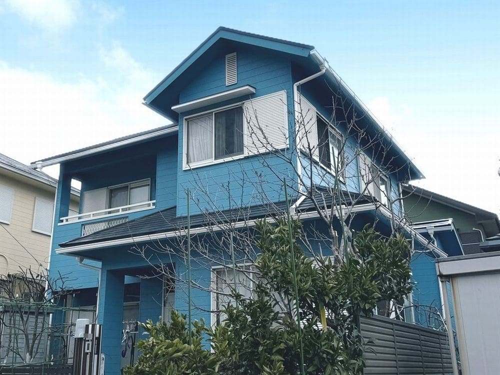 四日市市の外壁屋根塗装をした例　四日市市の外壁塗装をリペイント匠が施工した写真
